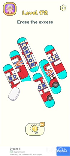 erase the excess dop 2 (delete one part) level 172 #shorts #dop 2