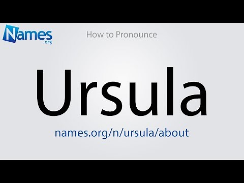 How to Pronounce Ursula