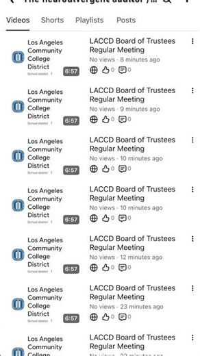 LACCD Board of Trustees Regular Meeting