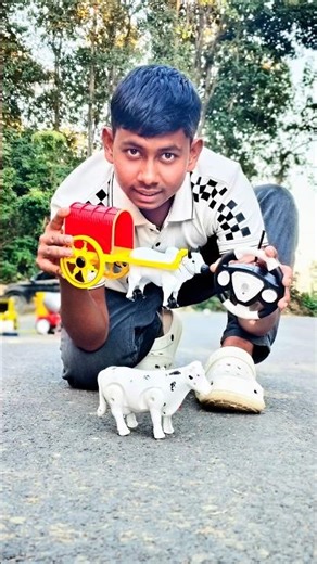 remote control cow truck unboxing and review test #toys