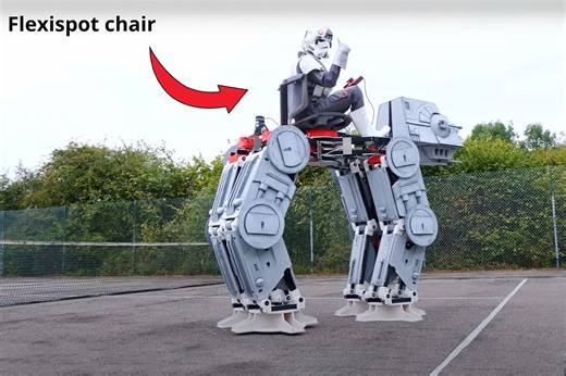 Inventor Creates 3D-Printed Star Wars AT-AT Walker that You Can Actually Ride