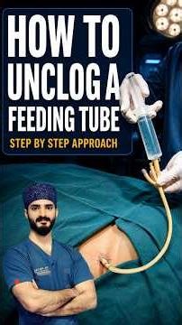 how to Unclog a Feeding Tube @Tayyabriazch