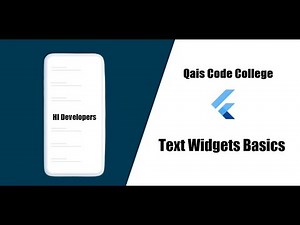 Flutter Text Widget Basics Explained | Flutter UI Tutorial for Beginners