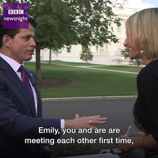 1.5M views · 1.3K reactions | This is the first UK interview with President Donald J. Trump's new communications director Anthony Scaramucci. It's with our own Emily Maitlis... and is a must-watch! | BBC Newsnight | Facebook
