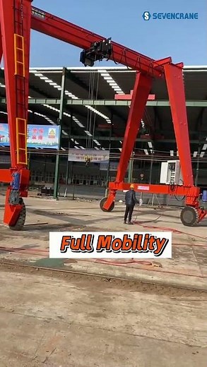 Rubber Tyred Gantry Crane in Action | Flexible Container Handling