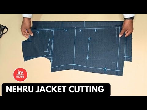 Nehru/Modi Jacket Cutting | Bandi/Sadri Jacket Cutting