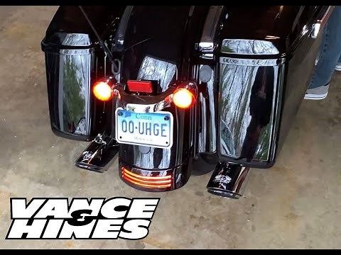 Vance & Hines Twin Slash Before & After