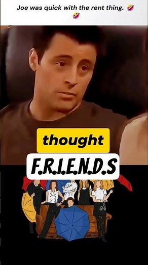 Why Joey Tribbiani Was Secretly the Best Friend on Friends! #memes #funny #comedy #friends #joey
