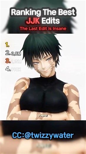 Ranking The Best JJK Edits #viral #anime #shorts #usa