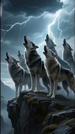 Does a Dog Howl the Same as a Wolf? 🐺🐕🌕#Wolves #Dogs #Howl