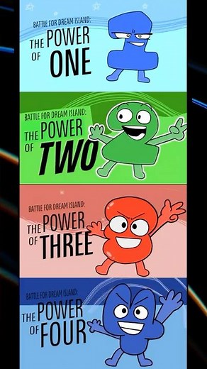 BFDI TPOT INTRO only One Two Three Four Comparison #BFDI