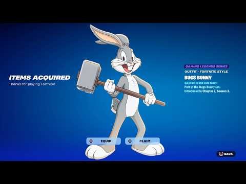 How To Get Bugs Bunny Skin NOW FREE In Fortnite (Unlock LEGO Bugs Bunny Style)