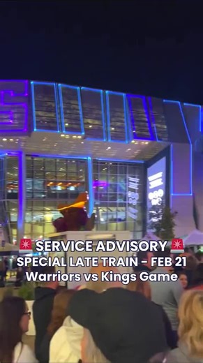 🚨 Heads up, Capitol Corridor riders! 🚨 If you're heading to the Warriors vs. Kings game on 2/21, we've got you covered with an adjusted schedule! 🏀 Catch Train 551 from Sacramento Station at 10:05 PM and arrive at Oakland Jack London by 12:02 AM—perfect timing to catch all the game action and enjoy the excitement afterward! #CapitolCorridor #WarriorsVsKings #DowntownSac
