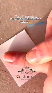 A deeply personal fingerprint necklace that captures a unique bond and turns it into a timeless piece of jewelry. Each necklace is custom-made with a real fingerprint, symbolizing love, connection, and memories that last forever. Perfect as a meaningful gift for someone special or a keepsake close to your heart. : #FingerprintNecklace #CustomJewelry #PersonalizedGift #MeaningfulJewelry #necklace | customize.namenecklace.pk