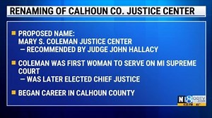 Renaming of Calhoun County Justice Center