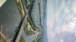 Daejeon, South Korea - May 2023 : Cityscape of Daejeon
