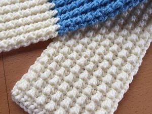 Crochet Scarf |One Row Repeat | Stitch Tutorial