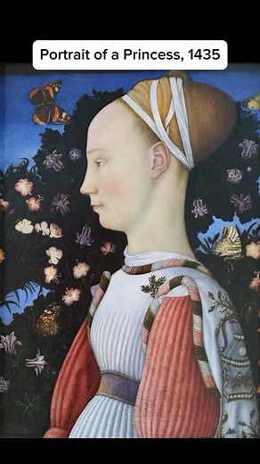 Portrait of a Princess, 1435.attributed to the Italian Late-Gothic master Pisanello | History By Lynny