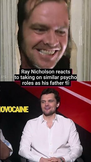 Ray Nicholson is just like his dad 😱 #theshining #raynicholson #novocaine #interview #actors