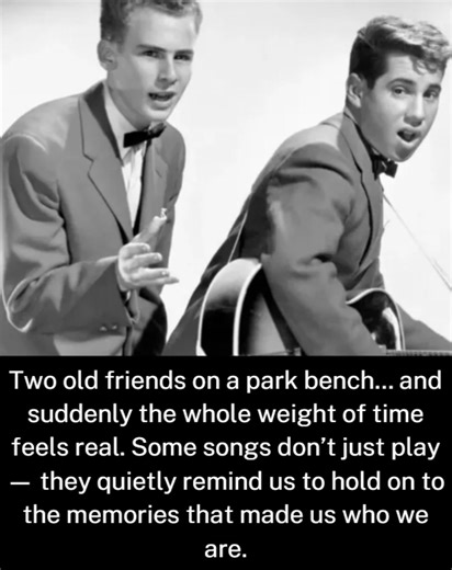 Two old friends on a park bench… and suddenly the whole weight of time feels real. Some songs don’t just play — they quietly remind us to hold on to the memories that made us who we are. ▶️Enjoy the song in the 𝗳𝗶𝗿𝘀𝘁 𝗰𝗼𝗺𝗺𝗲𝗻𝘁👇 | Nostalgic Music