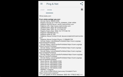 软件分享：服务/IP端口/网络诊断工具【Ping&Net】安卓apk安装包（支持IPv6）
