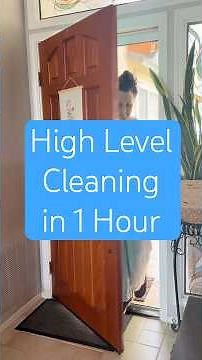 Professional house cleaner spends 1 hour cleaning 🧺 #cleanwithme #housecleaning