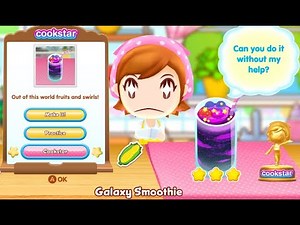 100% Cooking Mama Cookstar Traditional Recipes | Recipe 11 : Galaxy Smoothie
