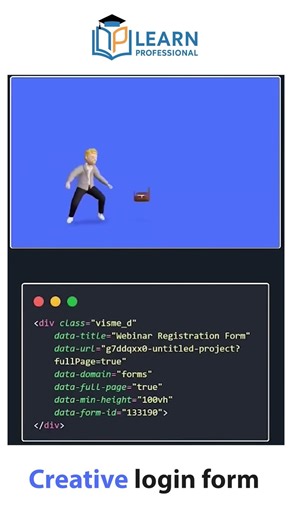 Create a creative login form step by step 💻
