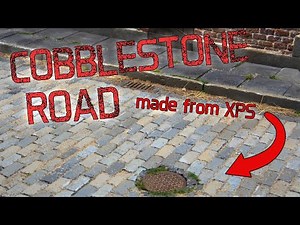 How to make a Cobblestone Road with XPS Foam