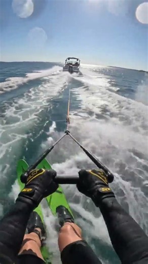 Waterskier’s perspective