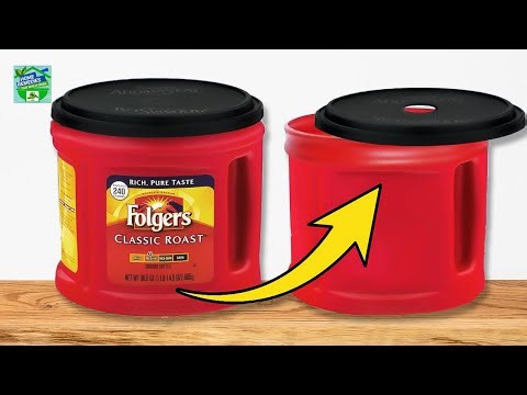 After Watching This, You’ll NEVER Throw Away Empty Coffee Containers
