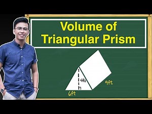 Volume of Triangular Prism - Solid Figures