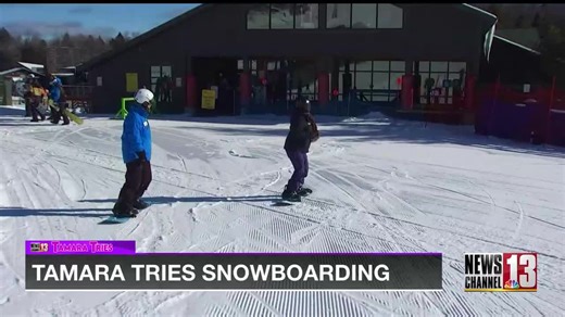 Tamara Tries: Snowboarding at Gore Mountain
