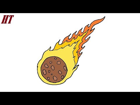 How to draw a comet easy