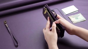 Defencase for iPhone 16 Plus Magnetic Wallet Case Compatible with Magsafe with RFID Blocking Zipper Strap Card Holder for Women Men PU Leather Detachable Case for iPhone 16 Plus (6.7 inch), Rose Pink