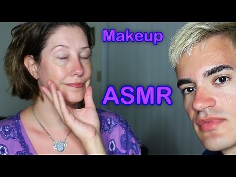 Dramatic Makeup Application on a Woman! (ASMR)