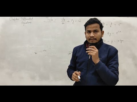 Linear Differential Equations | Class 12 NCERT | By Sanjeev