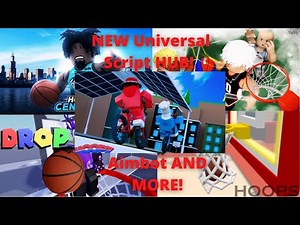 NEW Universal Script HUB For Hoopz, Hoop Central 6, Hoops, Mypark, Drop Offs! Aimbot AND MORE!