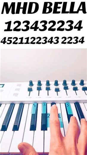 MHD BELLA - Piano Tutorial #piano #music