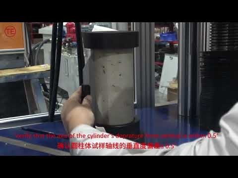 ASTM C1231 Compressive Strength of Hardened Cylindrical Concrete Specimens with Unbonded Caps