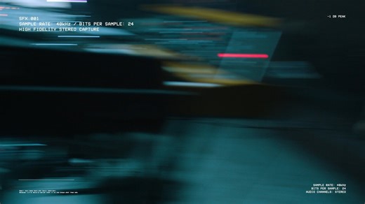 128个复古电影科幻老式合成器故障失真扭曲噪声咆哮上升转场过渡WAV音效动效/类似《异形》、《银翼杀手》《湮灭》-ODYSSEY SFX