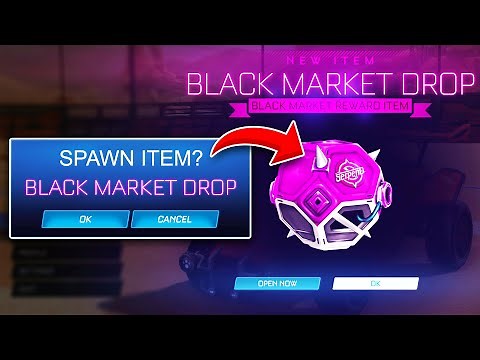 How To Get BLACK MARKET DROPS On Rocket League!