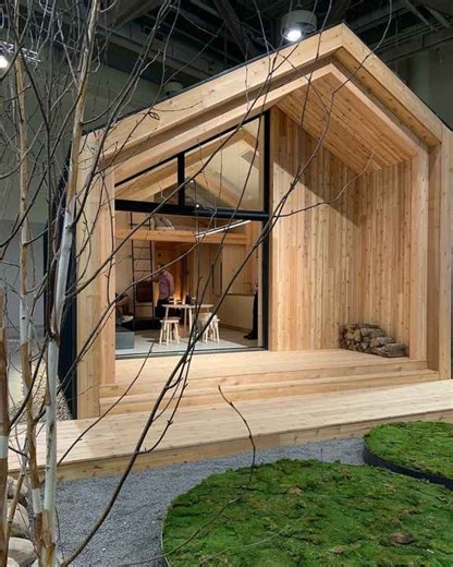 50sqm Ready-Made Modular Wood Little Log Cabin Kits Bungalow Chalet Beach Houses for Certification Timber Material