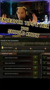 ENDEAVOR TIPS & TRIX you SHOULD KNOW #wow #shorts #warcraft