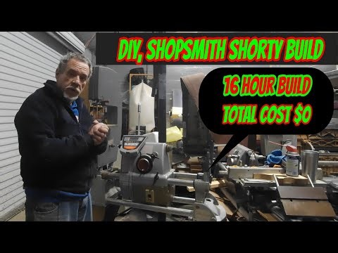 DIY Shopsmith Shorty DC Treadmill 16 hour Build, run 2 SPT's at once