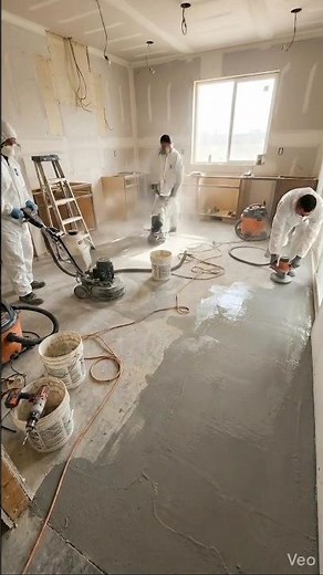 Luxury Living Room Epoxy Floor ✨ Transformation #shorts #highlights