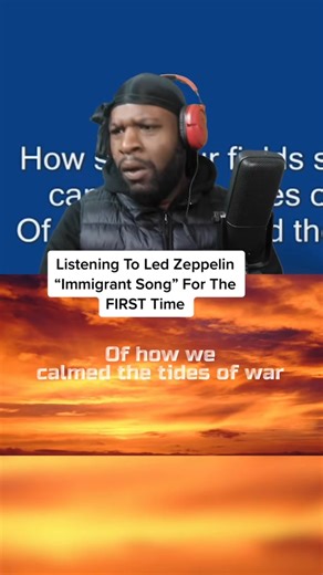 Listening To Led Zeppelin "Immigrant Song" For The FIRST Time | Nathanbrownactor