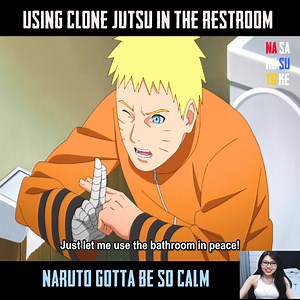 Ain't Naruto's clone feelin the need of using the restroom just then | Uchiha うちは