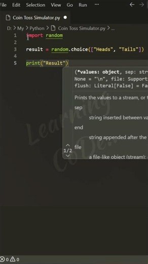 Python mini project #coding #learningcode #codinggirl #python #programming