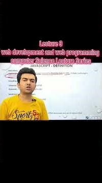 Web Development & Programming Complete Detailed Lecture | HTML CSS JS for CS Exams | Lec. 9 Part B